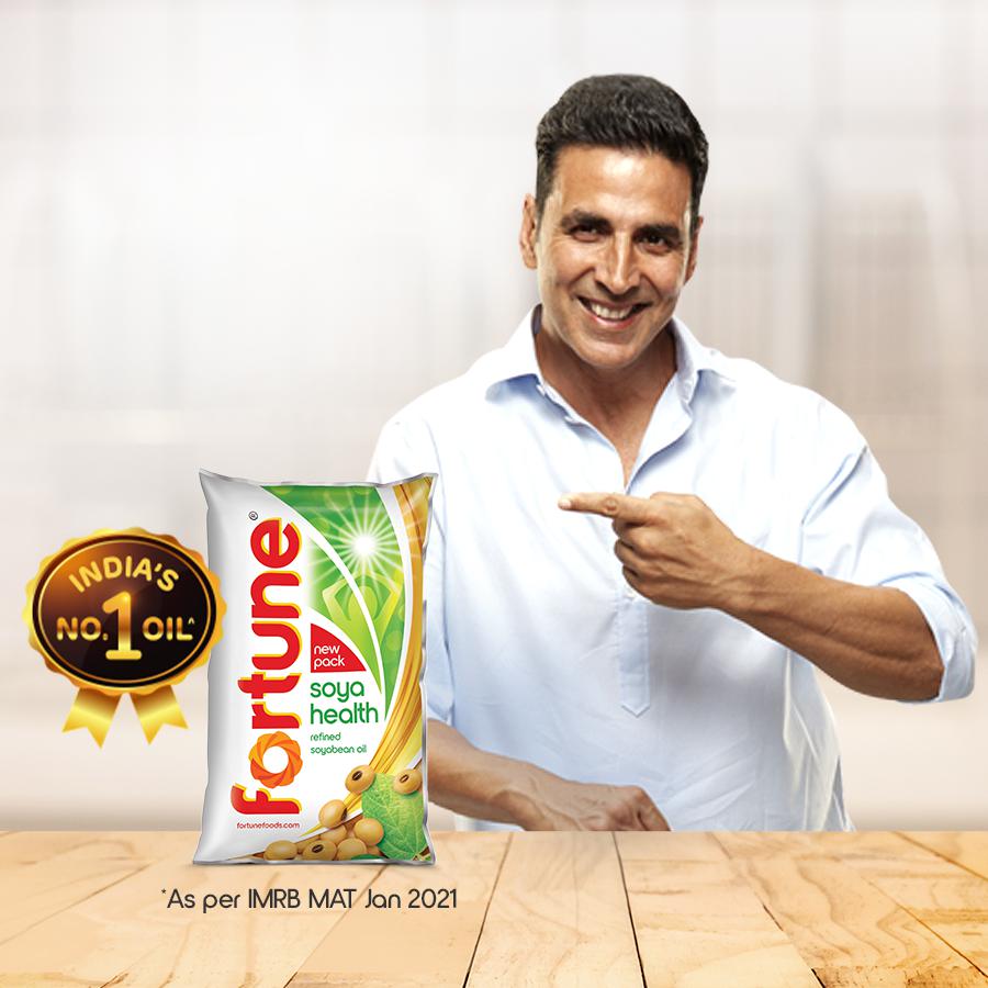 Fortune Soya Health Refined Soyabean Oil - 750 g