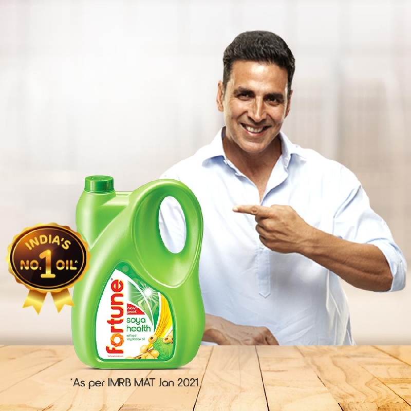 Fortune Soya Health Refined Soyabean Oil - 5 L  Jar