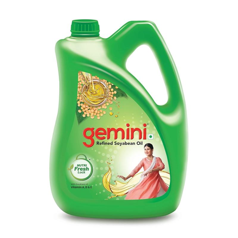 Gemini Refined Soyabean Oil - 5 L  Jar