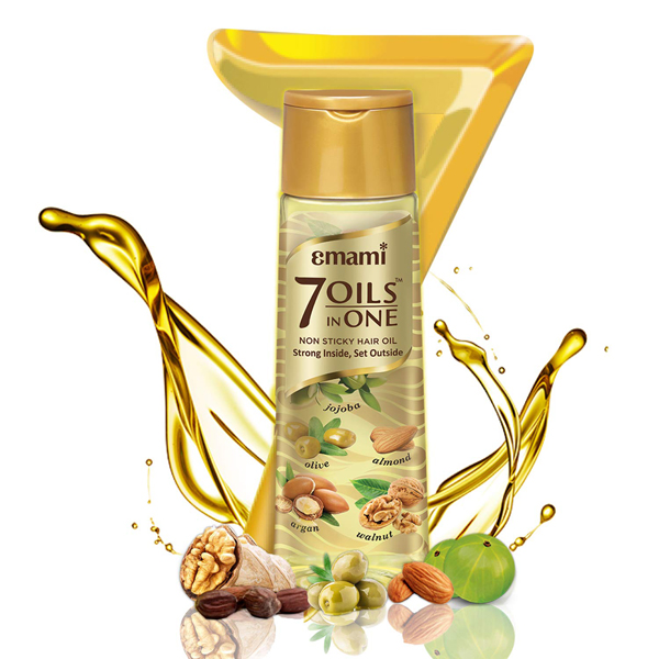 Emami 7 Oils In One Non-Sticky Hair Oil - 200 ml