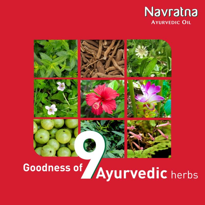 Navratna Ayurvedic Hair Oil - 100 ml