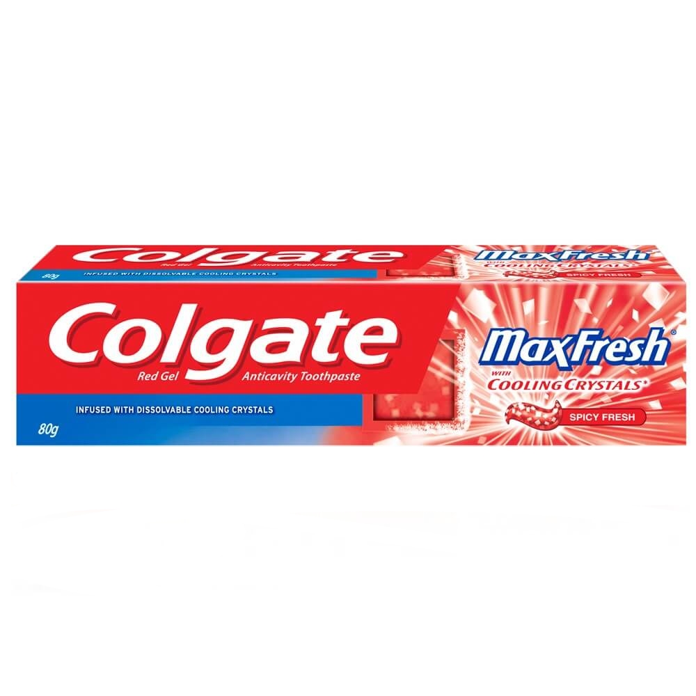 Colgate MaxFresh Red Gel Toothpaste (Spicy Fresh) - 70 g