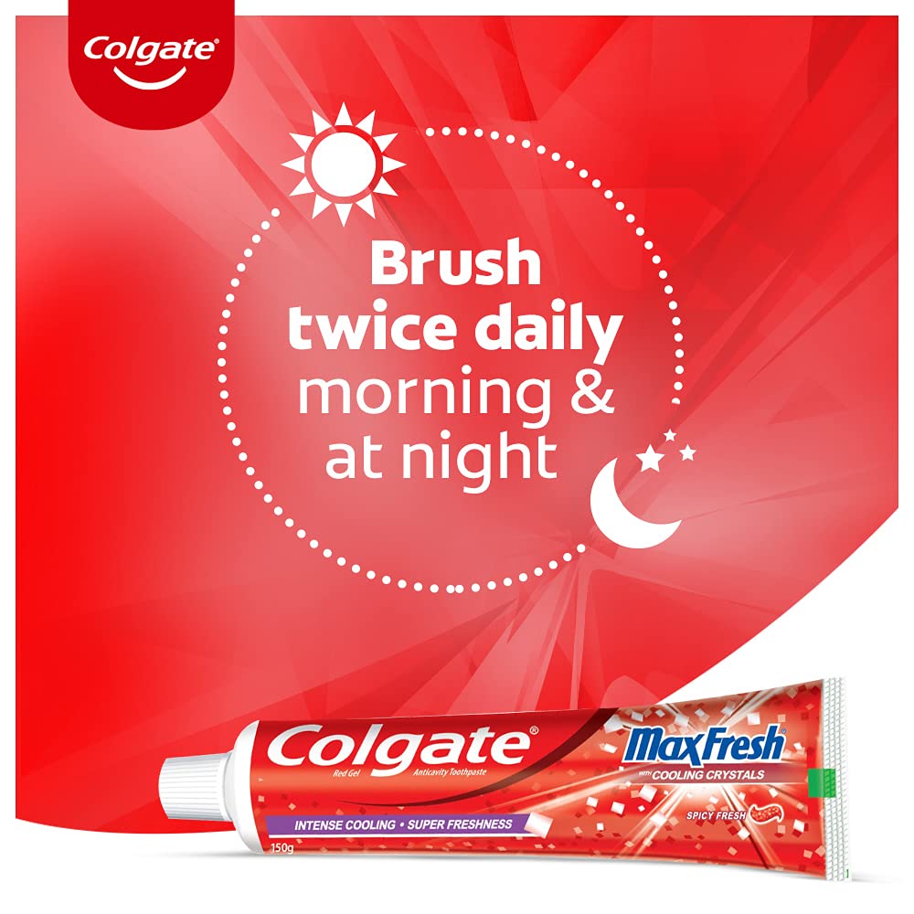 Colgate MaxFresh Red Gel Toothpaste (Spicy Fresh) - 70 g