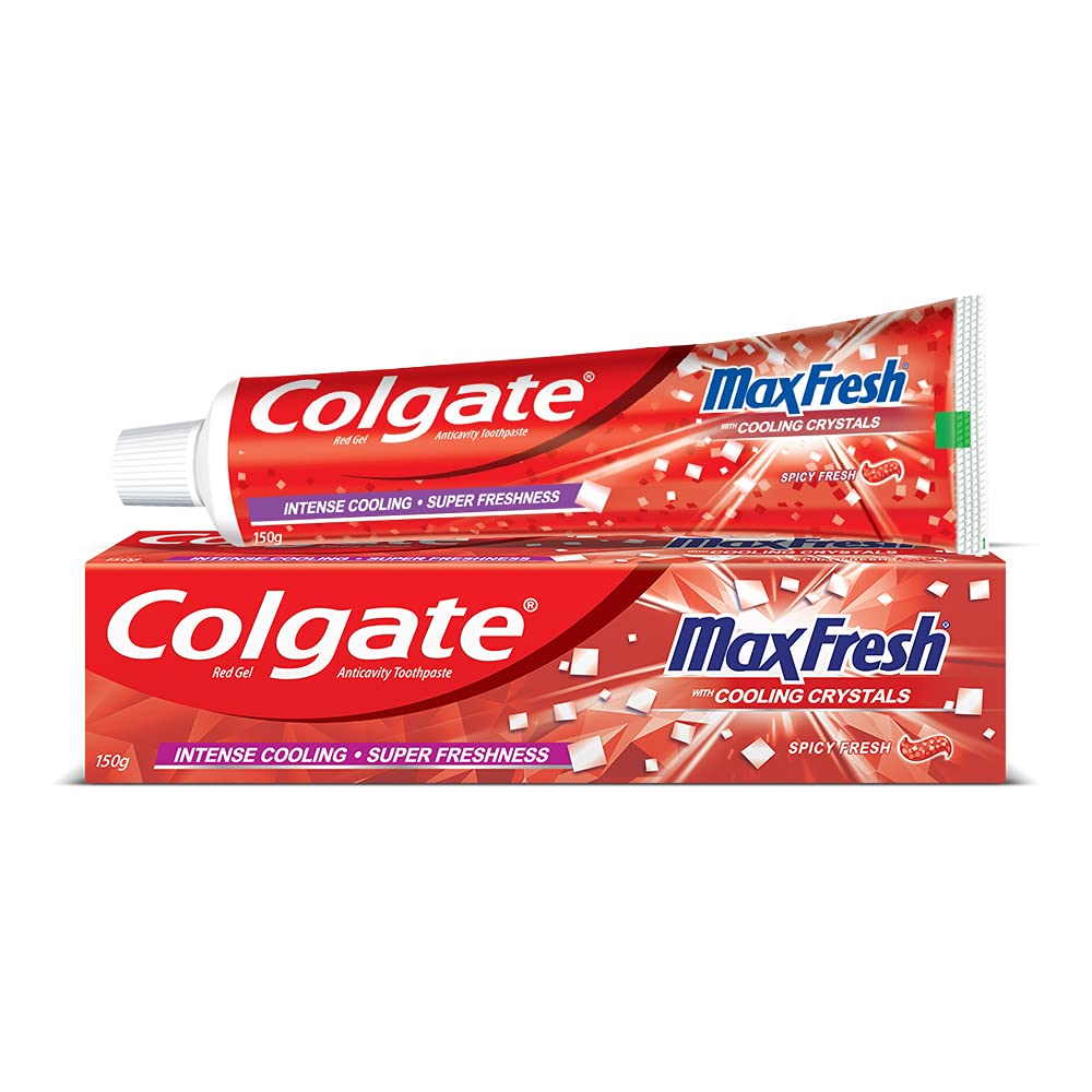Colgate MaxFresh Red Gel Toothpaste (Spicy Fresh) - 150 g