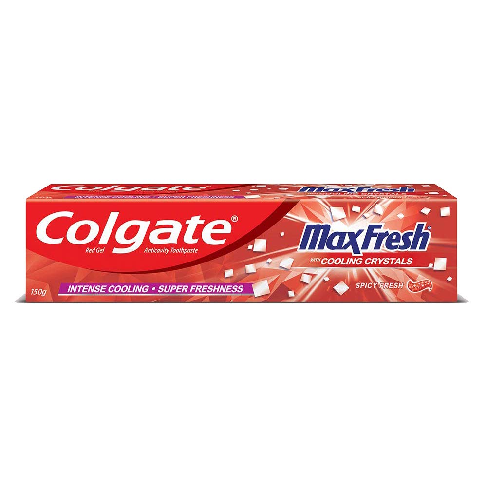 Colgate MaxFresh Red Gel Toothpaste (Spicy Fresh) - 150 g