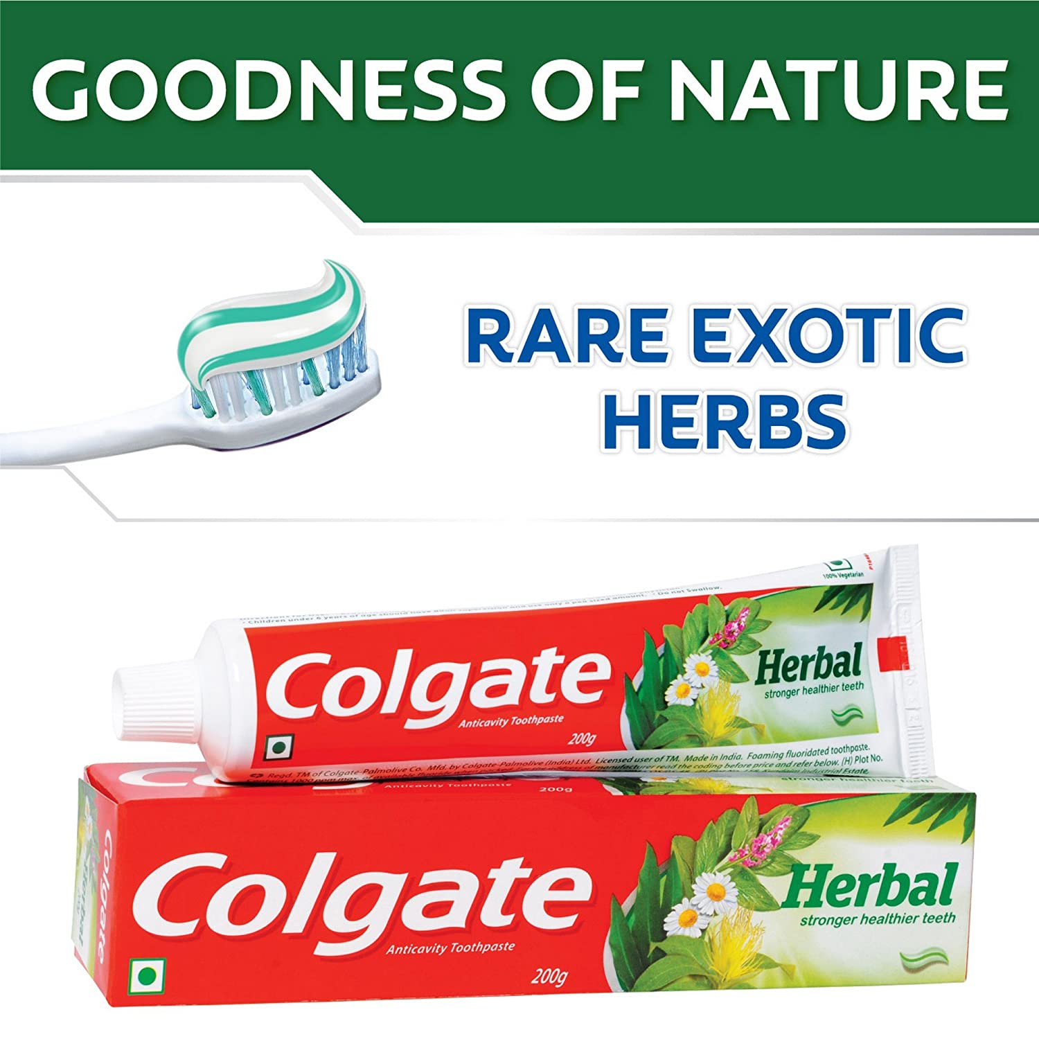 Colgate Herbal Anticavity Toothpaste - 200 g