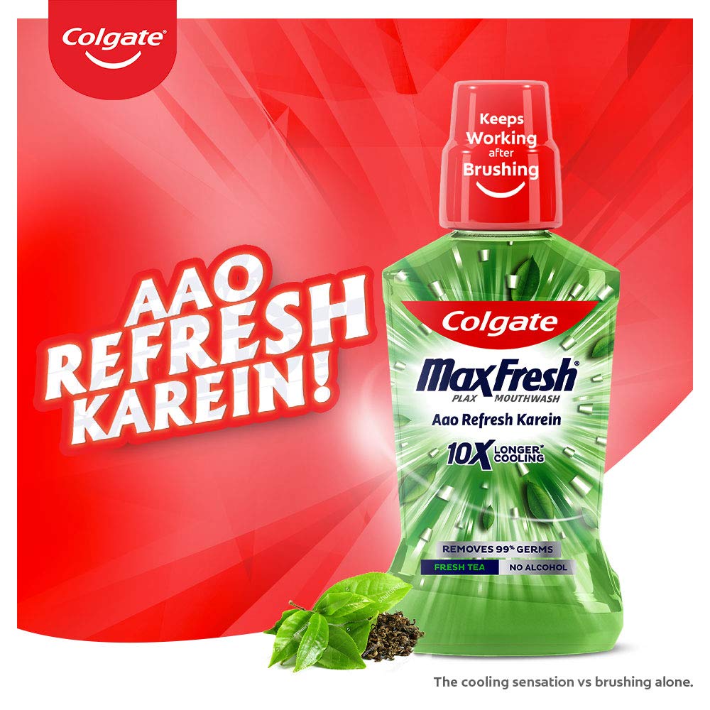 Colgate Mouthwash - MaxFresh - Fresh Tea - 250 ml