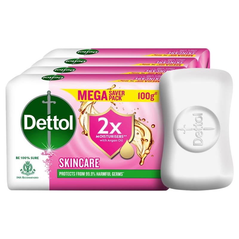 Dettol Skincare Soap - 4 x 100 g