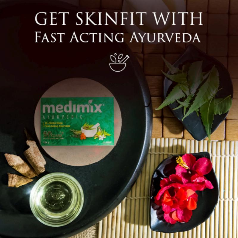 Medimix Ayurvedic 18-Herbs Classic Soap - 125 g