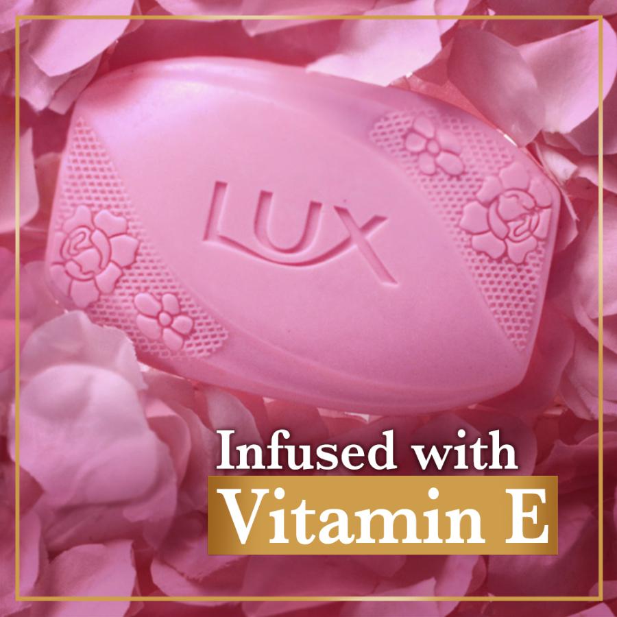 Lux Rose & Vitamin E Soap For Glowing Skin - 3x150 g