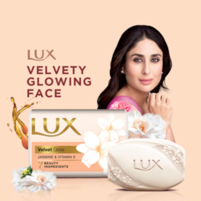 Lux - Jasmine & Vitamin E Beauty Soap  Glowing Skin - 4x100 g