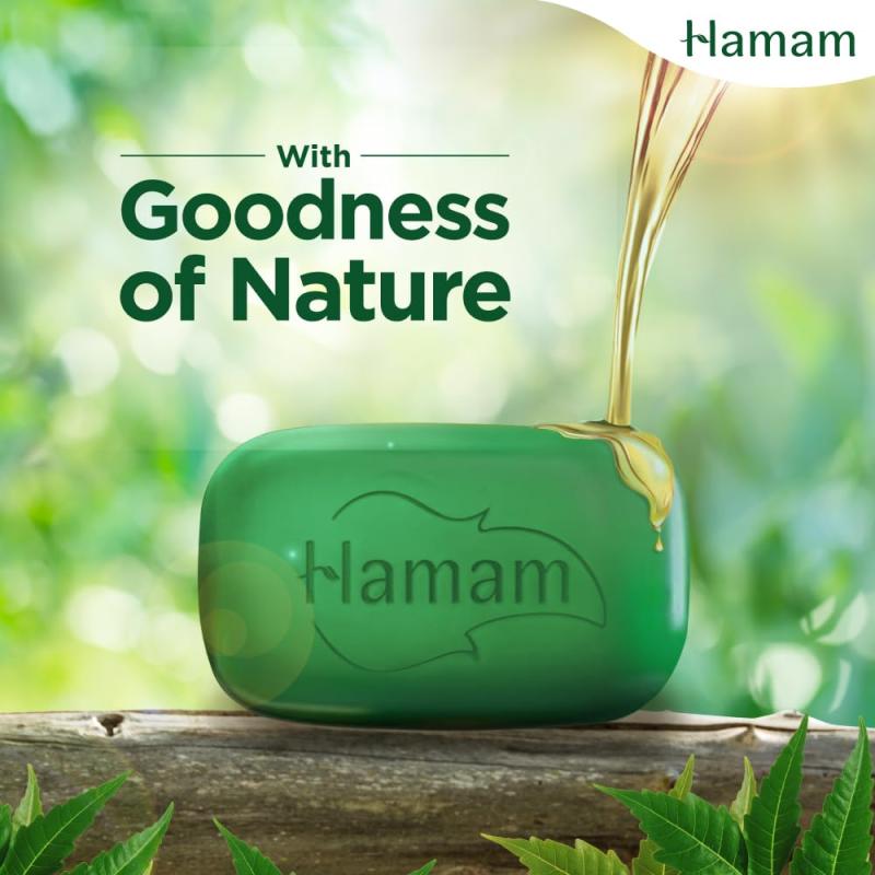 Hamam Soap - Neem Tulsi and Aloevera - 150 g (Pack of 3)