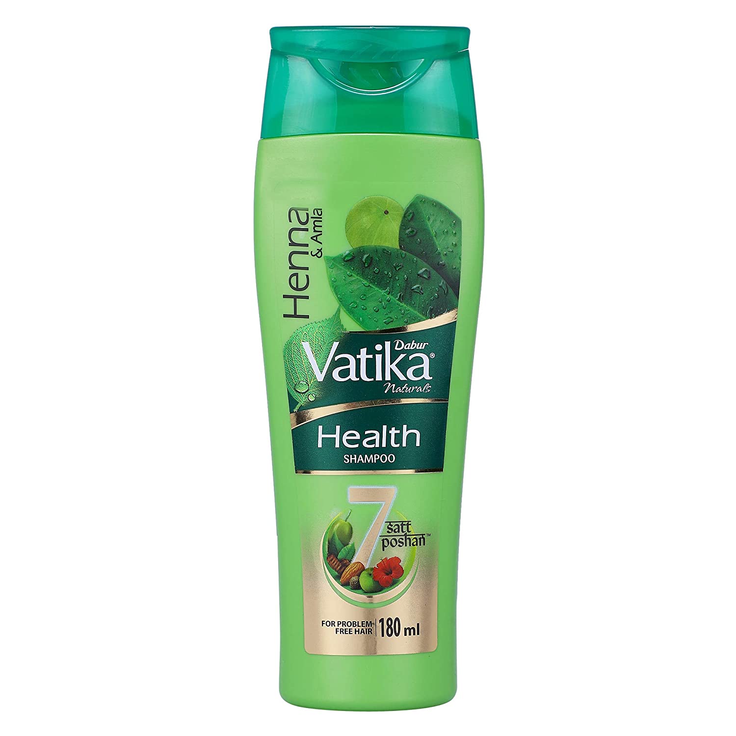 Dabur Vatika Health Shampoo - With Henna & Amla - 180 ml