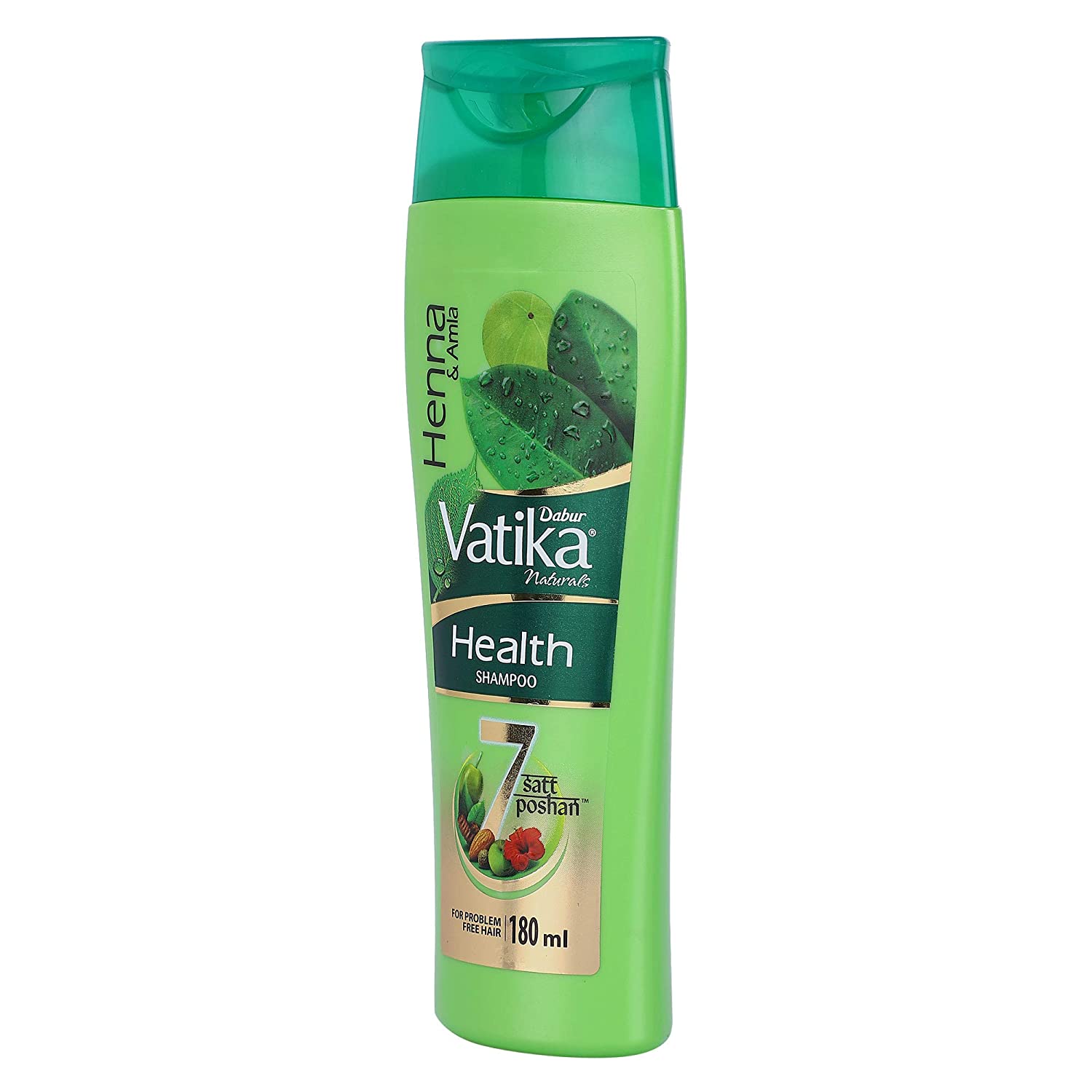 Dabur Vatika Health Shampoo - With Henna & Amla - 180 ml