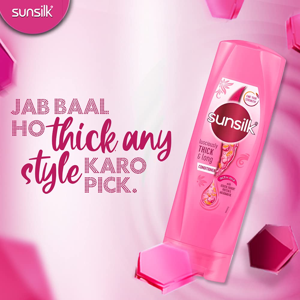 Sunsilk Conditioner - Lusciously Thick & Long Nourishing - 180 ml