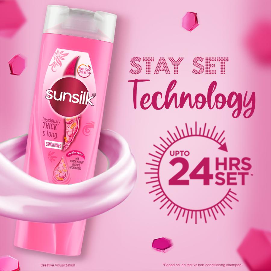 Sunsilk Conditioner - Lusciously Thick & Long Nourishing - 180 ml