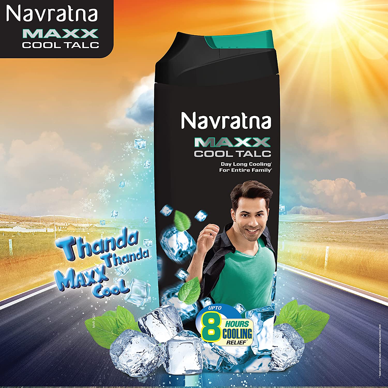 Navratna Maxx Cool Talc - 100 g