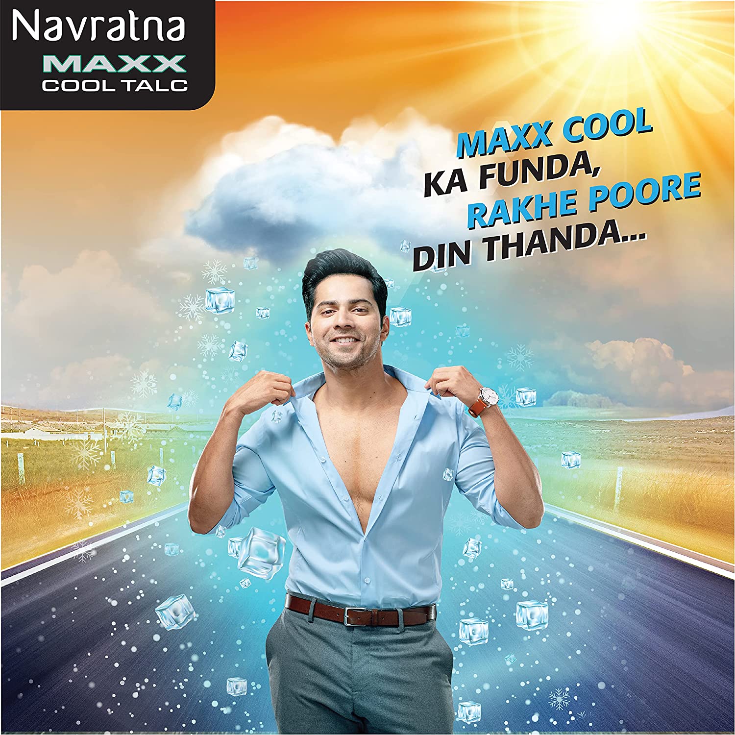 Navratna Maxx Cool Talc - 100 g