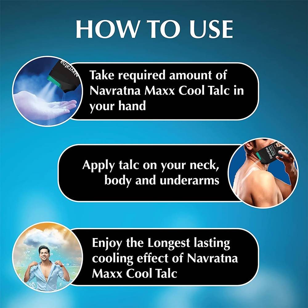 Navratna Maxx Cool Talc - 100 g