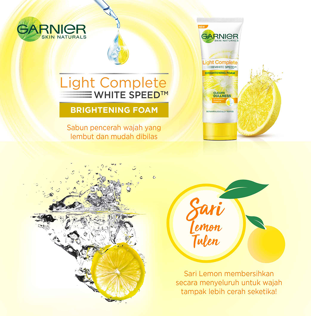 Garnier Bright Complete Face Wash - 100 g