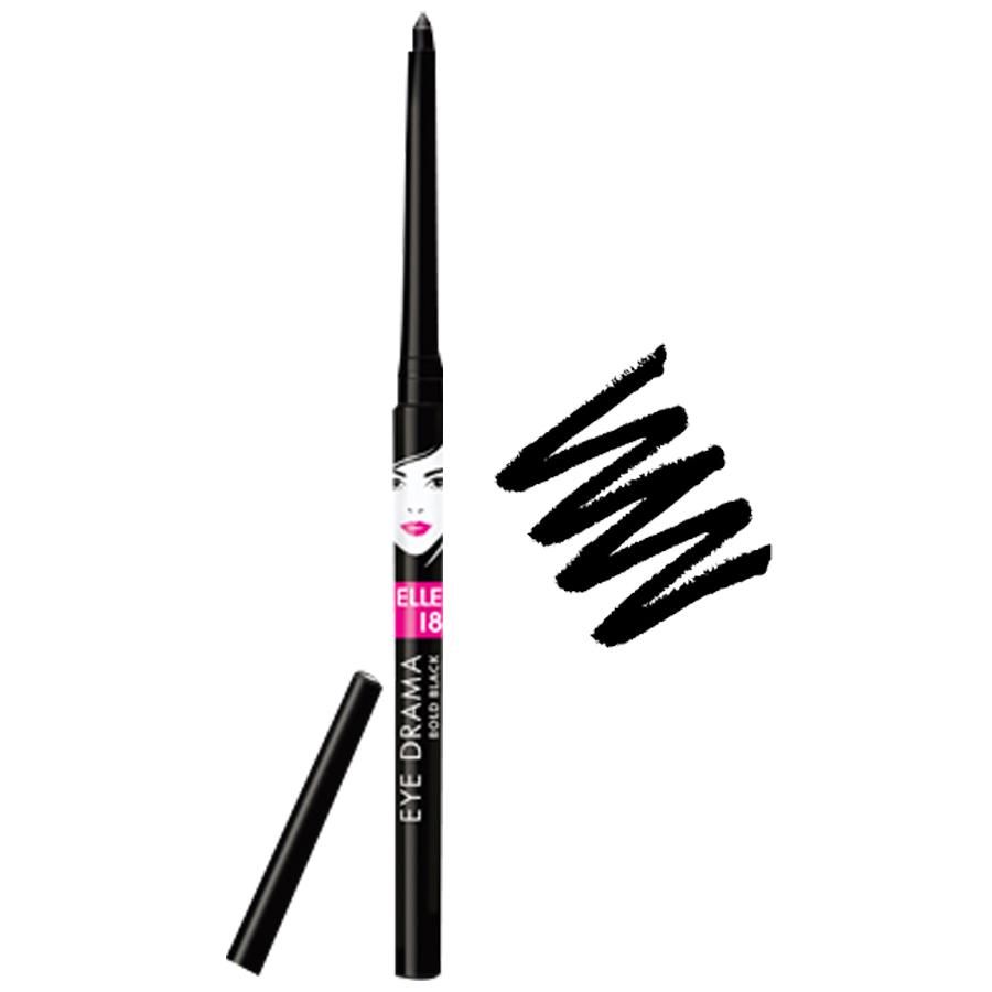 Elle 18 Eye Drama Kajal - Super Black - 0.35 g