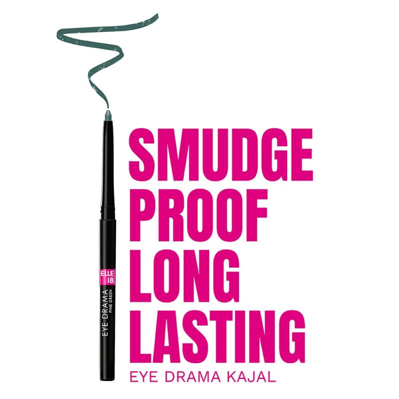 Elle 18 Eye Drama Kajal - Super Black - 0.35 g