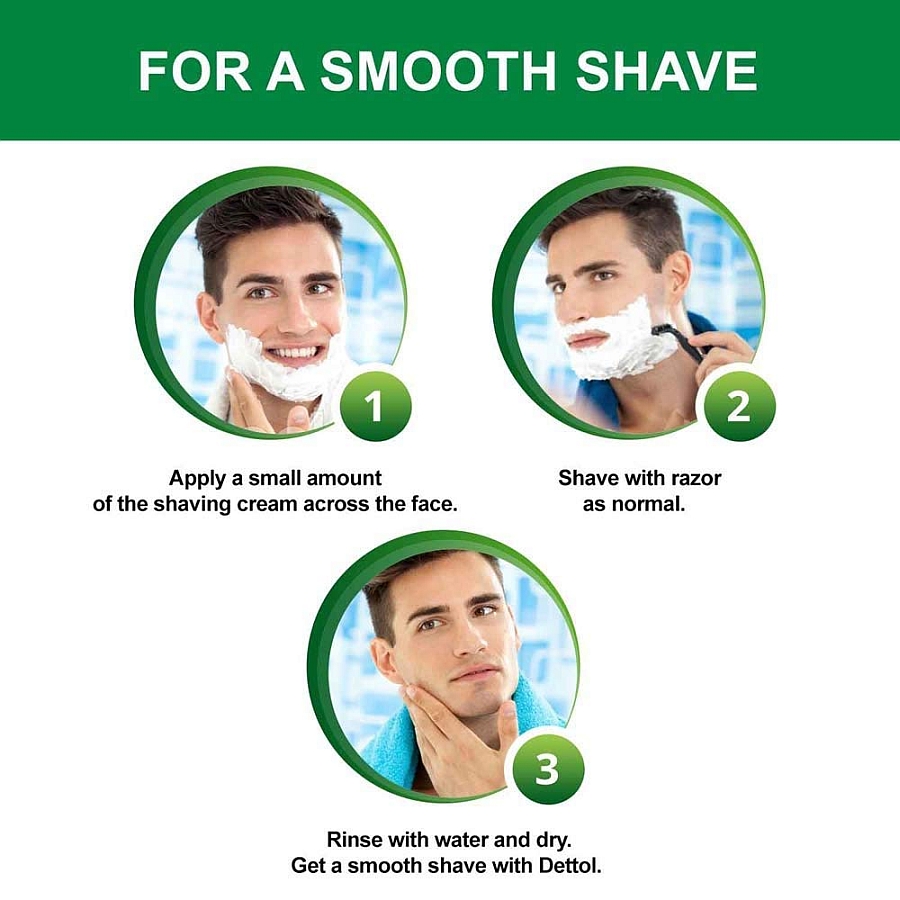 Dettol Lather Shaving Cream - Cool - 78 g