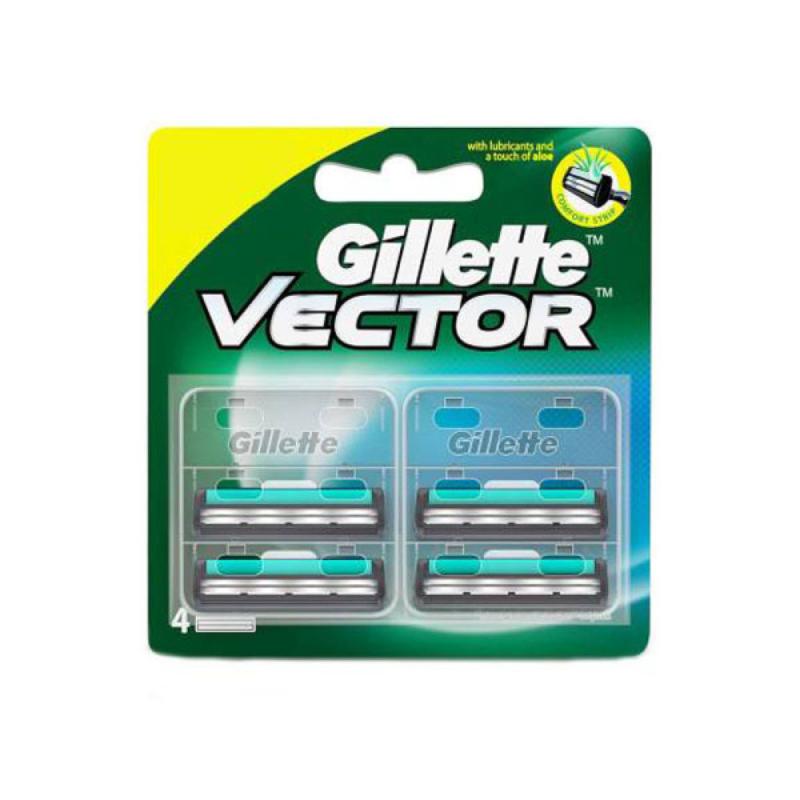Gillette Vector Cartridges - 4 pcs