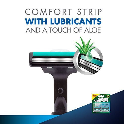 Gillette Vector Cartridges - 4 pcs