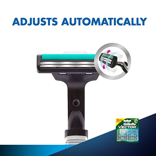 Gillette Vector Cartridges - 4 pcs