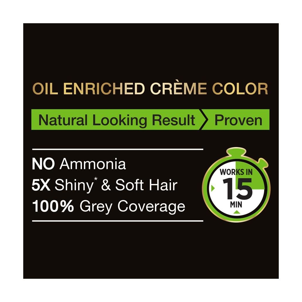 Garnier Black Naturals Hair Colour Shade - (3.0 Brown Black) - 20 ml + 20 g