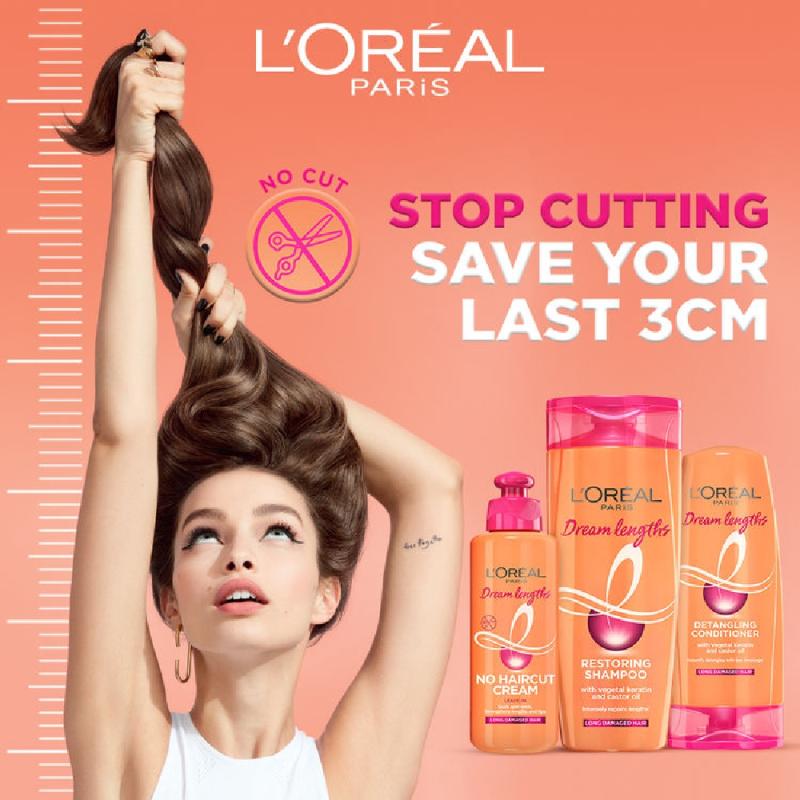 L'Oreal Paris Dream Lengths Shampoo - 340 ml