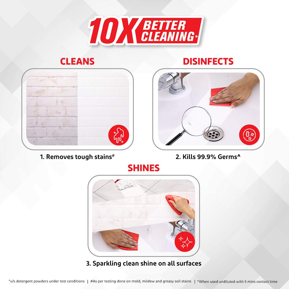 Harpic (Red) Disinfectant Bathroom Cleaner Liquid - 500 ml