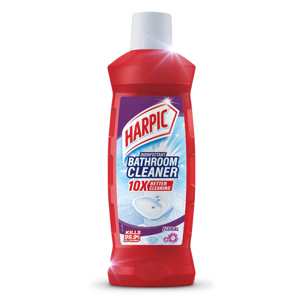 Harpic (Red) Disinfectant Bathroom Cleaner Liquid - 1 L