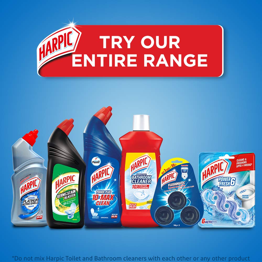 Harpic (Red) Disinfectant Bathroom Cleaner Liquid - 1 L