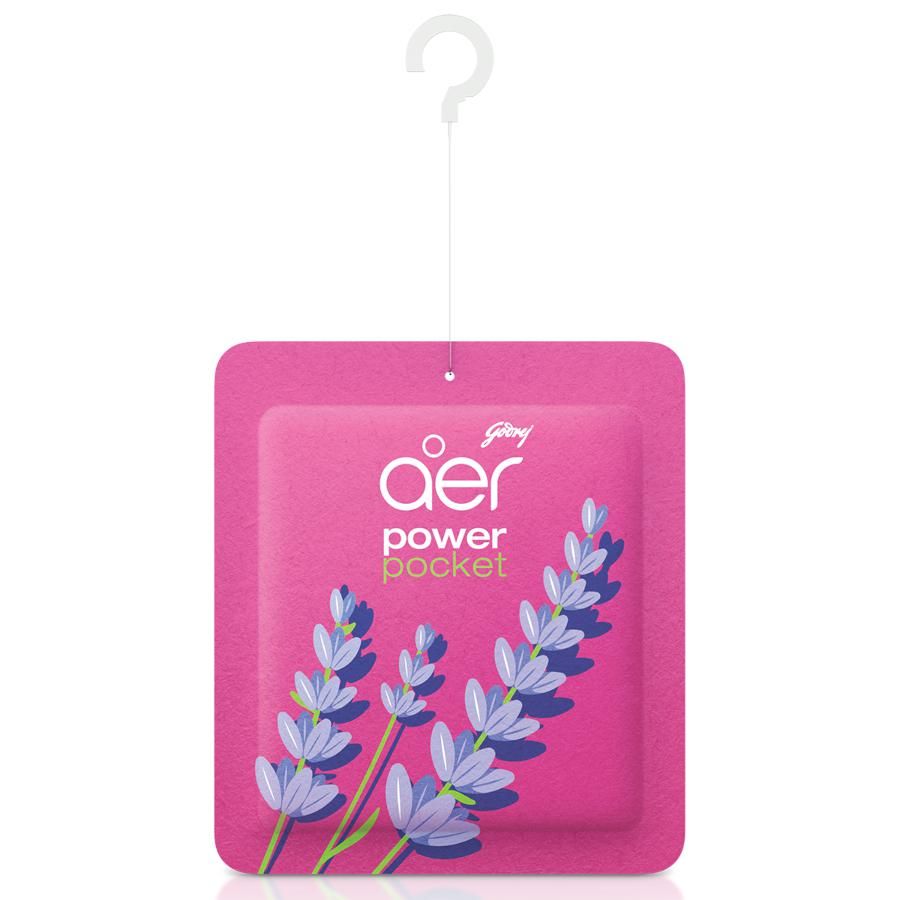 Godrej Aer Power Pocket - Lavender Bloom - 10 g