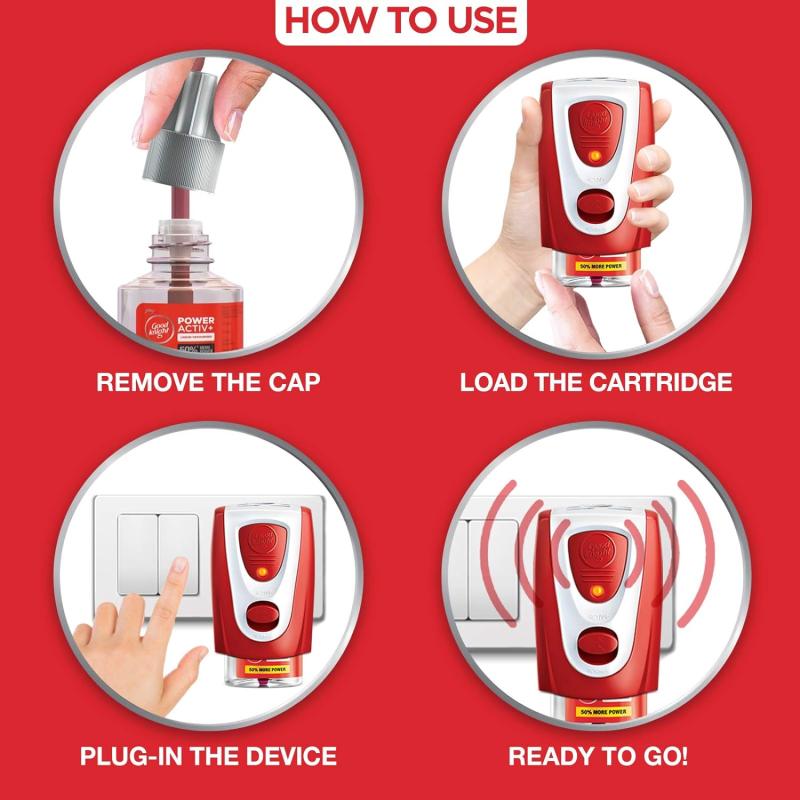 Good knight Power Activ+ Mosquito Repellent Refill - 2x45ml