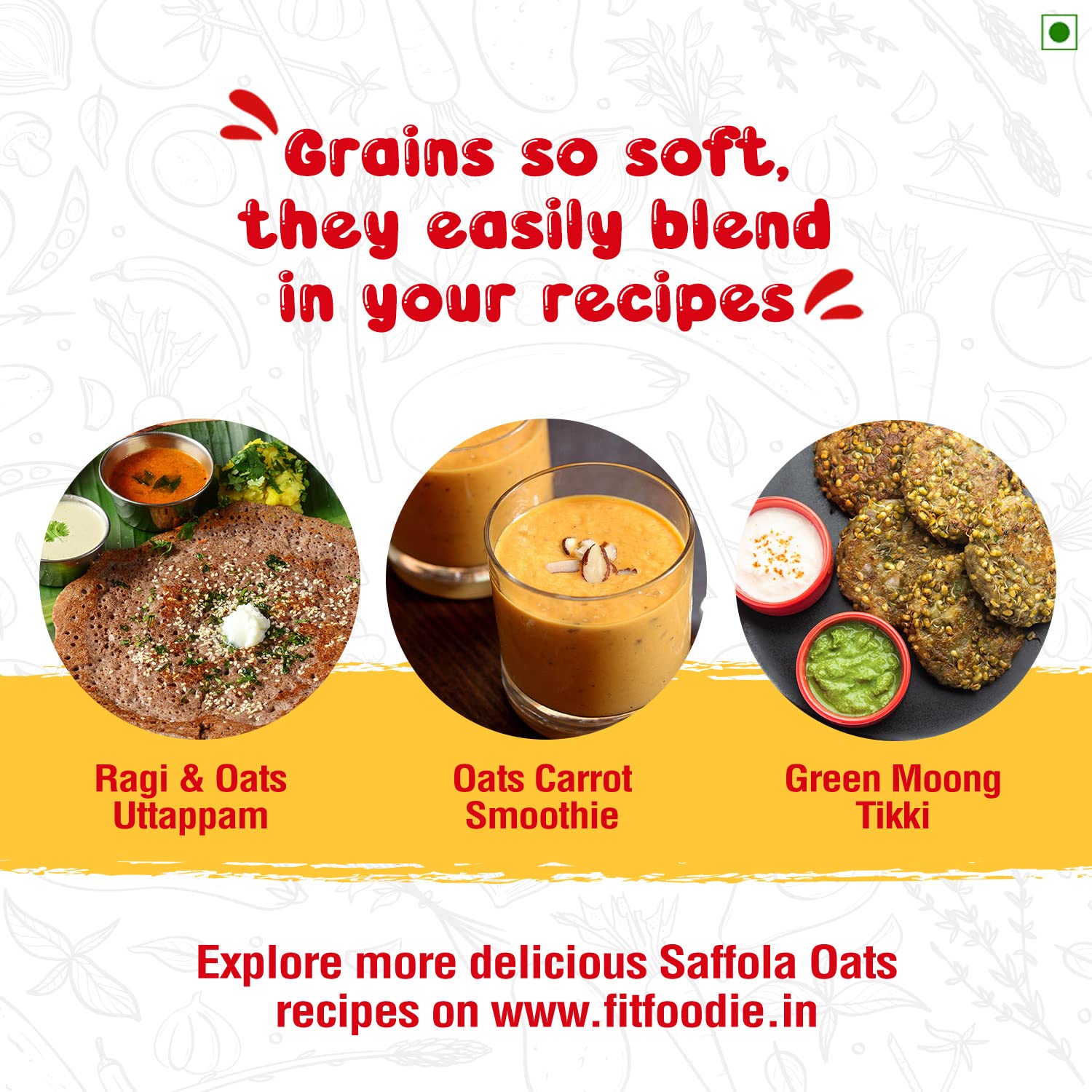 Saffola Natural Oats - 500 g