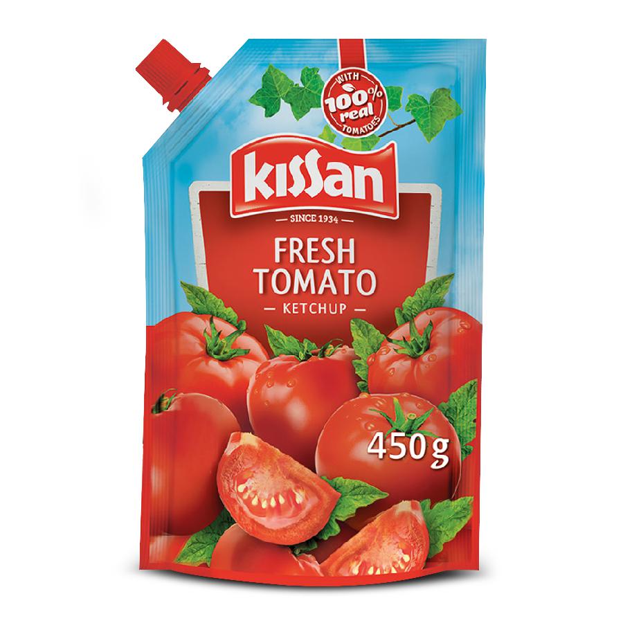 Kissan Fresh Tomato Ketchup (Pouch) - 450 g