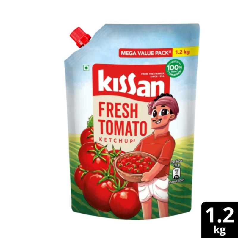 Kissan Fresh Tomato Ketchup (Pouch) - 1.2 kg