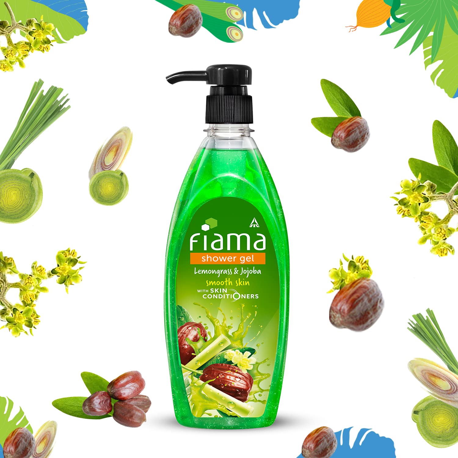 Fiama Shower Gel - Lemongrass & Jojoba - 550 ml