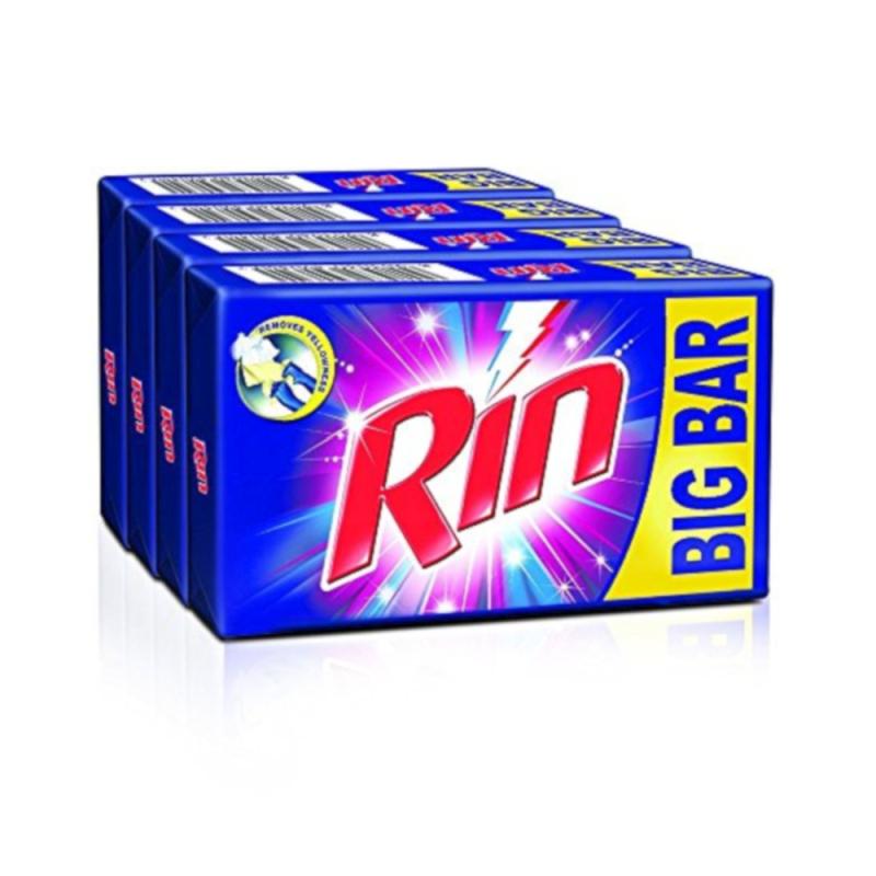 Rin Detergent Bar (Pack of  4) - 4x250 g