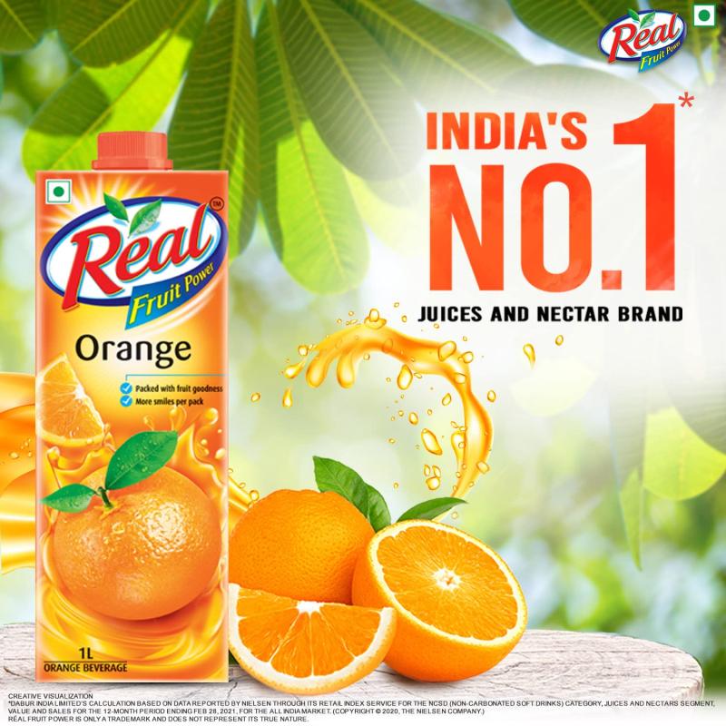 Real Fruit Power Orange Juice - 1 L