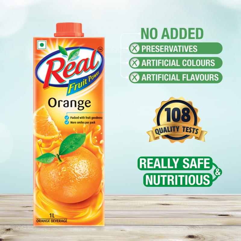 Real Fruit Power Orange Juice - 1 L