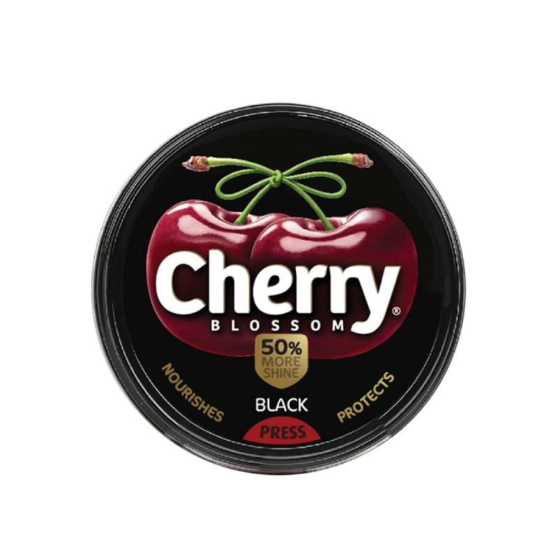 Cherry Blossom Black Shoe Polish - 15 g