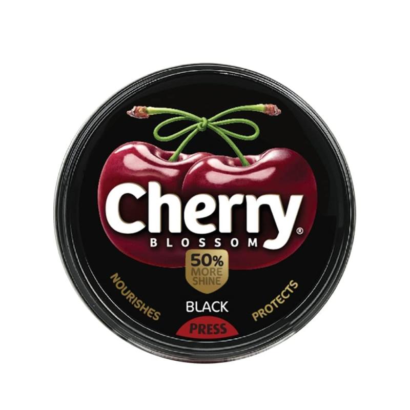 Cherry Blossom Black Shoe Polish - 40 g