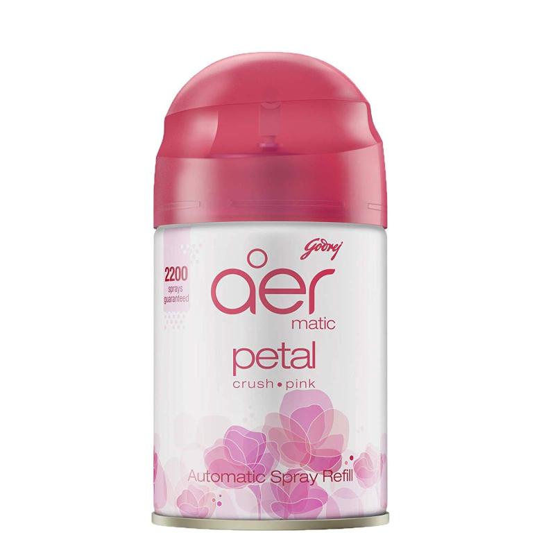 Godrej Aer Matic Air Freshener - Petal Crush Pink Refill - 225 ml
